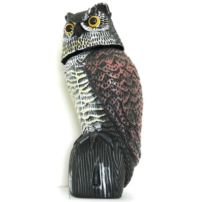PE Simulation Shaking Head Owl Garden Decoration Protection Repellent Bird Pest Control Scarecrow Garden Yard Decor
PE Simulation Shaking Head Owl Garden Decoration Protection Repellent Bird Pest Control Scarecrow Garden Yard Decor
