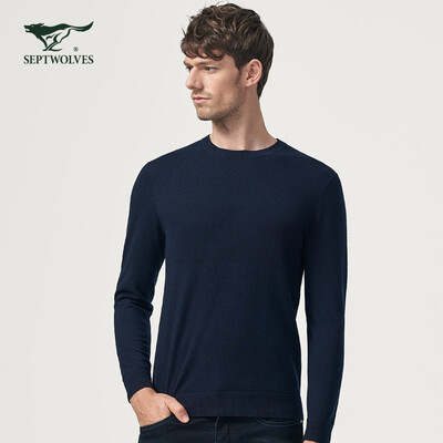Seven wolves sweater 2018 autumn new fashion business round neck pullover long-sleeved sweater sweater trend 009 blue gray 17552AXL
Seven wolves sweater 2018 autumn new fashion business round neck pullover long-sleeved sweater sweater trend 009 blue gray 17552AXL