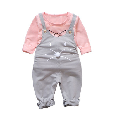 2pcsOutfits Baby Girl Clothes Toddler Newborn Girl Autumn Outfits Long Sleeve TopsStrap Cute Cat Trousers Party Casual Set
2pcsOutfits Baby Girl Clothes Toddler Newborn Girl Autumn Outfits Long Sleeve TopsStrap Cute Cat Trousers Party Casual Set