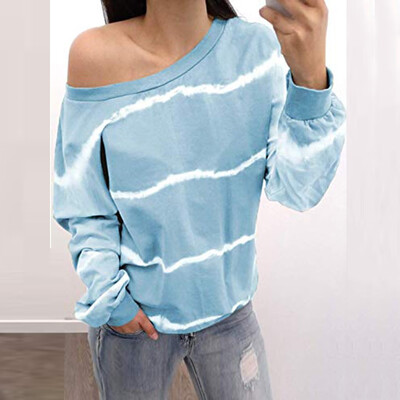 Tailored Womens Sweatshirt Long Sleeves Striped Print Tie Dyed Pullover Oversized Tops
Tailored Womens Sweatshirt Long Sleeves Striped Print Tie Dyed Pullover Oversized Tops