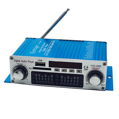 Kentiger HY-602 Mini Speaker HiFi Stereo Power Digital Amplifier with FM IR Control FM MP3 USB Playback with Four DSP