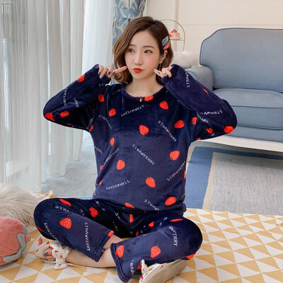 Women Pajamas Set Autumn Winter Kawaii Cartoon Printed Nightgown Cute Sleepwear Casual Homewear Female Nightwear
Women Pajamas Set Autumn Winter Kawaii Cartoon Printed Nightgown Cute Sleepwear Casual Homewear Female Nightwear