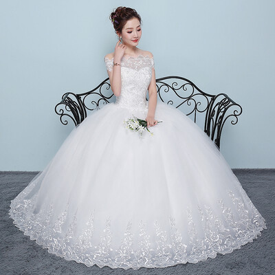 Wedding Dress 2019 New Cheap Boat Neck Ball Gown Off The Shoulder Princess Wedding Dresses Plus Size
Wedding Dress 2019 New Cheap Boat Neck Ball Gown Off The Shoulder Princess Wedding Dresses Plus Size