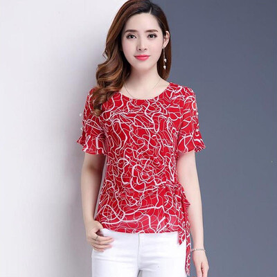 Womens Summer Tops Flower Print Flare Sleeve Blouse Thin Chiffon Casual Beach Ladies Shirts Blouses
Womens Summer Tops Flower Print Flare Sleeve Blouse Thin Chiffon Casual Beach Ladies Shirts Blouses