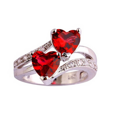 New Fashion Fashion Women Jewelry Ruby Spinel White Topaz Gemstone Silver Ring Size 6 7 8 9
New Fashion Fashion Women Jewelry Ruby Spinel White Topaz Gemstone Silver Ring Size 6 7 8 9
