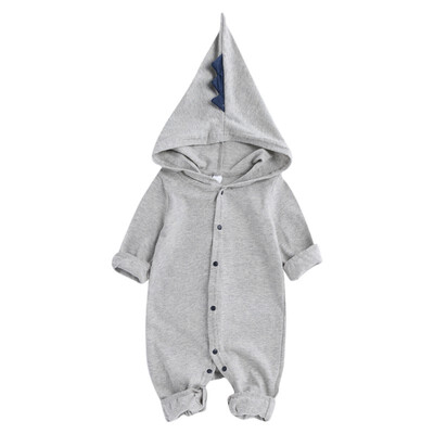 3-24M Baby Clothes Girls Boys Spring Autumn Romper Hooded Long Sleeves Dinosaur Print Button Climb Soft Jumpsuit
3-24M Baby Clothes Girls Boys Spring Autumn Romper Hooded Long Sleeves Dinosaur Print Button Climb Soft Jumpsuit