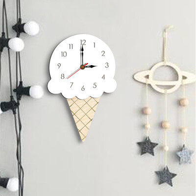 Gobestart Nordic Style Ice Cream Wall Clock Silent Wooden Clock for Home Living Room
Gobestart Nordic Style Ice Cream Wall Clock Silent Wooden Clock for Home Living Room