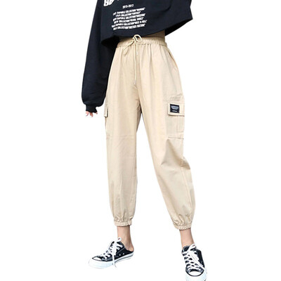 Spring Harajuku Streetwear Ladies Pants Women Men Casual Solid Big Pocket Pants High Waist Loose Trousers pantalones mujer
Spring Harajuku Streetwear Ladies Pants Women Men Casual Solid Big Pocket Pants High Waist Loose Trousers pantalones mujer