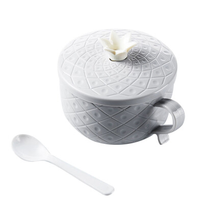 Toponeto Cute Pineapple Stainless Steel Bowl With Lid Thickening Anti-scalding Spoon
Toponeto Cute Pineapple Stainless Steel Bowl With Lid Thickening Anti-scalding Spoon