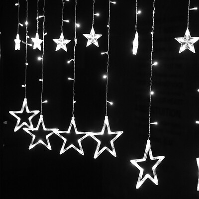 LED Stars String Lights Christmas Festival Curtain Light Fairy Wedding Birthday Christmas Lighting Indoor Decoration Light
LED Stars String Lights Christmas Festival Curtain Light Fairy Wedding Birthday Christmas Lighting Indoor Decoration Light