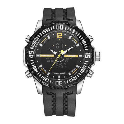 WEIDE WH6105 Dual Display Quartz Digital Men Watch Multifunctional Sports 3ATM Waterproof Big Dial Large Face Stopwatch Timer Week
WEIDE WH6105 Dual Display Quartz Digital Men Watch Multifunctional Sports 3ATM Waterproof Big Dial Large Face Stopwatch Timer Week