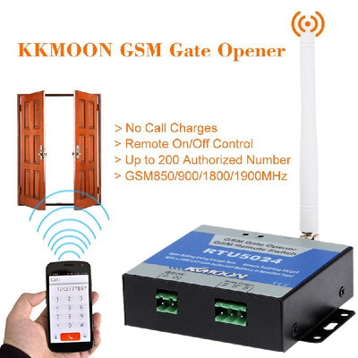 Electronic Home Safety Accessories KKMOON GSM Door Gate Opener Remote OnOff Switch Free Call SMS Command NeUe L0W3
Electronic Home Safety Accessories KKMOON GSM Door Gate Opener Remote OnOff Switch Free Call SMS Command NeUe L0W3
