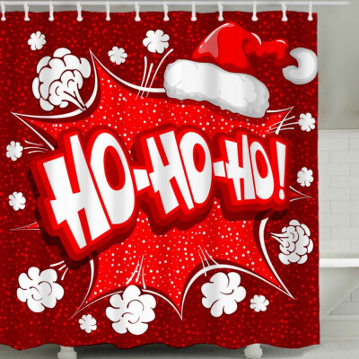 Christmas Shower Curtain Waterproof Mildew Bath Decorative Shower Curtain Set HD Printed Polyester Bath Covers With 12 C-Shape
Christmas Shower Curtain Waterproof Mildew Bath Decorative Shower Curtain Set HD Printed Polyester Bath Covers With 12 C-Shape