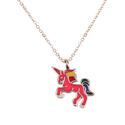 New gold&silver double color glaze Unicorn Unicorn animal alloy clavicle Pendant Necklace
New gold&silver double color glaze Unicorn Unicorn animal alloy clavicle Pendant Necklace