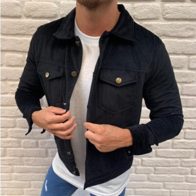 Men Corduroy Cargo Military Jacket Winter Button Down Shirt Coat Work Outwear 
Men Corduroy Cargo Military Jacket Winter Button Down Shirt Coat Work Outwear