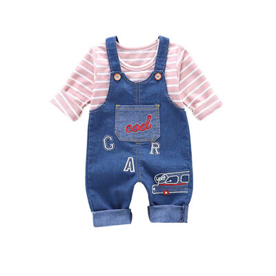 Toddler Kids Baby Boys Sets Long Sleeve Striped T-ShirtSuspender Pants Trousers Baby Clothes Outfit Set 1-4T
Toddler Kids Baby Boys Sets Long Sleeve Striped T-ShirtSuspender Pants Trousers Baby Clothes Outfit Set 1-4T