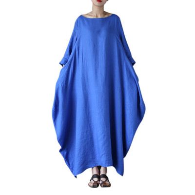 2018 Long Dress Round Neck Half Sleeve Large Dress Casual Elegant Women Loose Dresses
2018 Long Dress Round Neck Half Sleeve Large Dress Casual Elegant Women Loose Dresses
