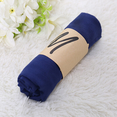 Cotton Crinkle With Pearl Scarf Women Maxi Veils Shawls Scarf