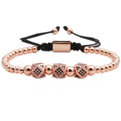 Charm Bracelets - Luxury CZ Polygon Ball Gold Crown King Bead Bangle Bracelets for Men Women Jewelry
Charm Bracelets - Luxury CZ Polygon Ball Gold Crown King Bead Bangle Bracelets for Men Women Jewelry