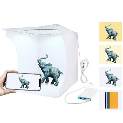 PULUZ Foldable Photo Studios Box Photographing Tent Light Box Mini Portable Folding Photography Lighting Kit with 6 Colors Backdro
PULUZ Foldable Photo Studios Box Photographing Tent Light Box Mini Portable Folding Photography Lighting Kit with 6 Colors Backdro