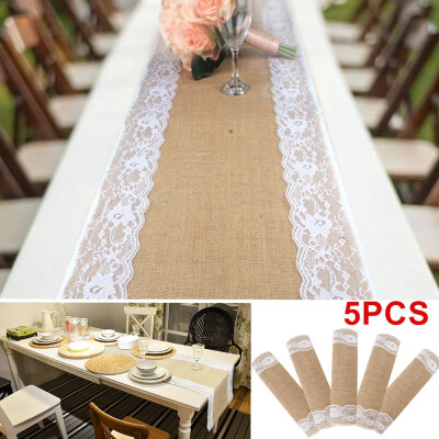 25PCS 30cmx275cm Vintage Rustic Burlap Hessian Lace Table Runners Festival Party Wedding Decoration
25PCS 30cmx275cm Vintage Rustic Burlap Hessian Lace Table Runners Festival Party Wedding Decoration