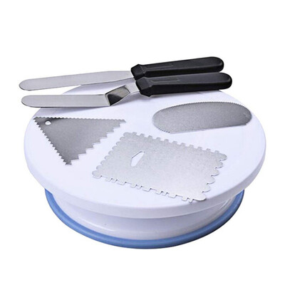 Plastic Cake Turntable Cake Stand Rotating Cake Decorating Turntable Anti-skid Round Cake Stand Rotary Pan Kitchen Gadgets
Plastic Cake Turntable Cake Stand Rotating Cake Decorating Turntable Anti-skid Round Cake Stand Rotary Pan Kitchen Gadgets