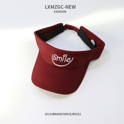 Hat Korean fashion 100-set duck-tongue cap sport cap SMILE embroidered empty-top cap summer shade cap
Hat Korean fashion 100-set duck-tongue cap sport cap SMILE embroidered empty-top cap summer shade cap
