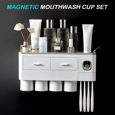 Creative Toothbrush Holder Magnetic Adsorption Inverted Cup Wall Mount Firmly Bathroom Storage Rack
Creative Toothbrush Holder Magnetic Adsorption Inverted Cup Wall Mount Firmly Bathroom Storage Rack