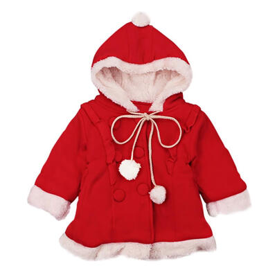 Children Winter girls long-sleeved Christmas hooded thickening plus velvet jacket childrens clothing European&American
Children Winter girls long-sleeved Christmas hooded thickening plus velvet jacket childrens clothing European&American