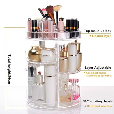 Fashion Spinning Cosmetic 360° Rotating Lipstick Makeup Holder Organizer Rack Storage Box
Fashion Spinning Cosmetic 360° Rotating Lipstick Makeup Holder Organizer Rack Storage Box