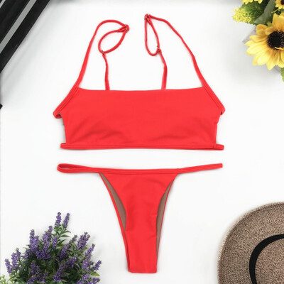 bikini 2019 Womens Bikini bathing suit women Two Piece Vertical Striped Flat Top&Thong Solid Color
bikini 2019 Womens Bikini bathing suit women Two Piece Vertical Striped Flat Top&Thong Solid Color