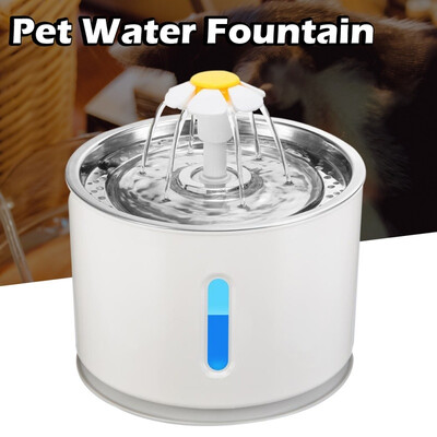 2020 New 24L Automatic USB LED Electric Pet Water Fountain CatDog Drinking Dispenser 
2020 New 24L Automatic USB LED Electric Pet Water Fountain CatDog Drinking Dispenser