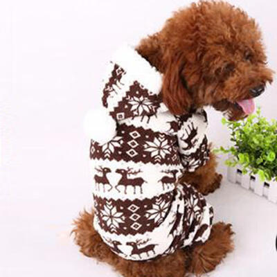 New Pet Dog Winter Coat Puppy Soft Warm Clothes Snowflake Deer Printed Hoodies Jumpsuit For Small And Medium Dogs Clothing
New Pet Dog Winter Coat Puppy Soft Warm Clothes Snowflake Deer Printed Hoodies Jumpsuit For Small And Medium Dogs Clothing