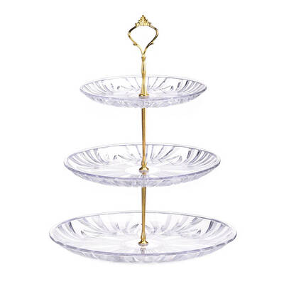 3-tier Round Transparent Food-grade Plastic Fruit Dessert Cupcake Stand Tea Party Serving Platter
3-tier Round Transparent Food-grade Plastic Fruit Dessert Cupcake Stand Tea Party Serving Platter