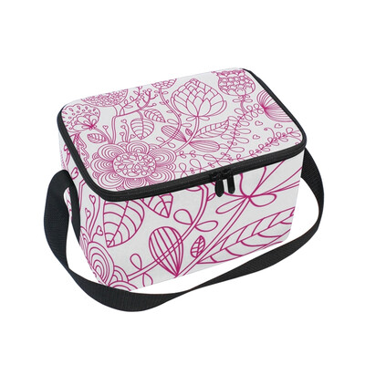 ALAZA Lunch Box Insulated Lunch Bag Large Cooler Tote Bag Purple Flowers for Men Women Girls Boys
ALAZA Lunch Box Insulated Lunch Bag Large Cooler Tote Bag Purple Flowers for Men Women Girls Boys