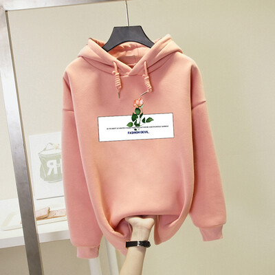 Autumn Winter New Flower Pattern Women Thick Hoodies Korean Style Fashion Trend Long-sleeved Hooded Pullover
Autumn Winter New Flower Pattern Women Thick Hoodies Korean Style Fashion Trend Long-sleeved Hooded Pullover