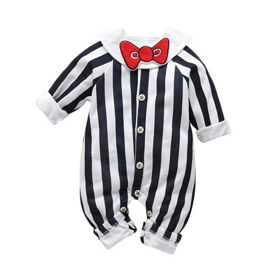 Autumn Winter Romper Long Sleeve Bib 2 Pcs Baby Boys Girls Cotton Gentleman Striped Jumpsuit Bow Bibs
Autumn Winter Romper Long Sleeve Bib 2 Pcs Baby Boys Girls Cotton Gentleman Striped Jumpsuit Bow Bibs