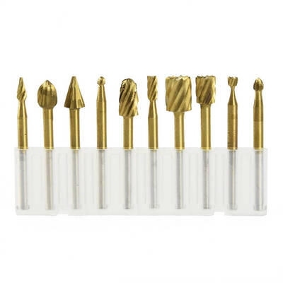 10pcs 3mm 18 Shank Milling Cutter Router Bit Set Woodworking Titanium Plating High Speed Steel Mill Wood Cutting Tool
10pcs 3mm 18 Shank Milling Cutter Router Bit Set Woodworking Titanium Plating High Speed Steel Mill Wood Cutting Tool