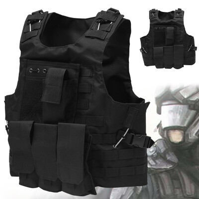 Tactical Vest Adjustable for Military Army Molle Combat Police SWAT Plate Carrier Mag Pouches Universal Size
Tactical Vest Adjustable for Military Army Molle Combat Police SWAT Plate Carrier Mag Pouches Universal Size