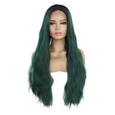Gobestart Curly Wave Wavy Dark Green Lady Guy Wigs Women Long Lace Front Synthetic Wig
Gobestart Curly Wave Wavy Dark Green Lady Guy Wigs Women Long Lace Front Synthetic Wig