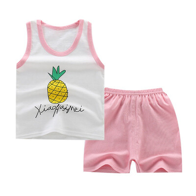 Childrens Boys Suits Cartoon Animal Cotton Baby VestShorts Two-Piece Vest Suit For 0-6 Years Old
Childrens Boys Suits Cartoon Animal Cotton Baby VestShorts Two-Piece Vest Suit For 0-6 Years Old