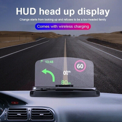 Car 65 Inch HUD Display Holder Car Safety Auto GPS Navigation Mobile Phone Holder Projector with Wireless Charger
Car 65 Inch HUD Display Holder Car Safety Auto GPS Navigation Mobile Phone Holder Projector with Wireless Charger