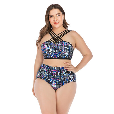 Women Plus Size Tankini Printed Strappy High Waist Swimwear Bikini Top Bottom Lady Swimsuit Beach Swimming Suit
Women Plus Size Tankini Printed Strappy High Waist Swimwear Bikini Top Bottom Lady Swimsuit Beach Swimming Suit