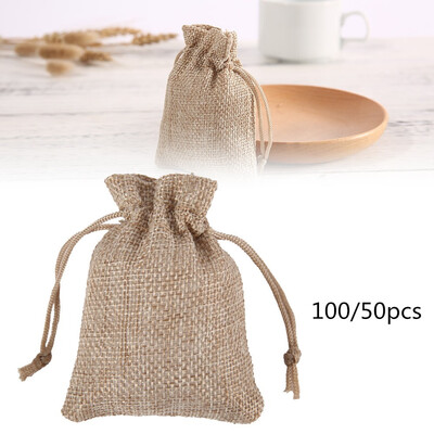 50100PCS 7cm9cm Drawstring Beam Mouth Linen Bag Candy Gift Bag Wedding Party Pouch Package Bags
50100PCS 7cm9cm Drawstring Beam Mouth Linen Bag Candy Gift Bag Wedding Party Pouch Package Bags