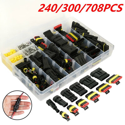 240352708pcs 1-6 Pin Way Waterproof Electrical Wire Connector Plug Terminal Fuses Kit Car Accessories for Car Motorcycle
240352708pcs 1-6 Pin Way Waterproof Electrical Wire Connector Plug Terminal Fuses Kit Car Accessories for Car Motorcycle