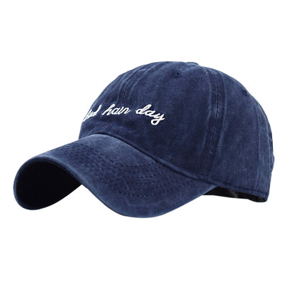 Baseball Cap Retro Style Washed Denim Strapback Hat Headwear Outdoor Sports Wear with Adjustable Back Closure
Baseball Cap Retro Style Washed Denim Strapback Hat Headwear Outdoor Sports Wear with Adjustable Back Closure