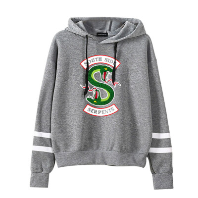 Fashion Casual Hoodies For Women Double-Headed Snake Southside Serpents Personality Print Sweatshirts
Fashion Casual Hoodies For Women Double-Headed Snake Southside Serpents Personality Print Sweatshirts