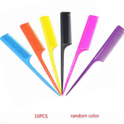 Pure Color Hair Comb Salon Brush Styling Hairdressing Rat Tail Plastic Comb Set With Thin And Long Handle
Pure Color Hair Comb Salon Brush Styling Hairdressing Rat Tail Plastic Comb Set With Thin And Long Handle