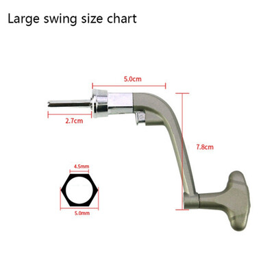 Metal Plastic Fishing Reel Knob Handle Wheel Arm Grasp Grip Replacement Part Fishing Reels Accessories
Metal Plastic Fishing Reel Knob Handle Wheel Arm Grasp Grip Replacement Part Fishing Reels Accessories
