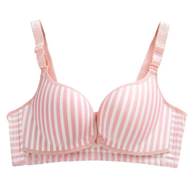 Nursing Bra Striped Underwear Pregnancy Feeding Cotton Gathered Breathable Front Buckle Nursing Bra
Nursing Bra Striped Underwear Pregnancy Feeding Cotton Gathered Breathable Front Buckle Nursing Bra